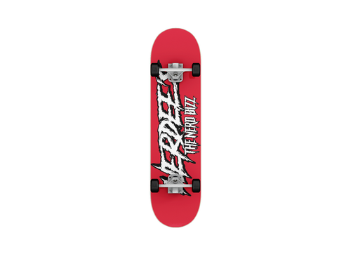 Nerdee's Skate Shop "Chicken Scratch" Skateboard Deck