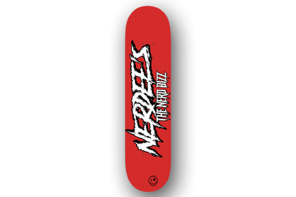 Nerdee's Skate Shop "Chicken Scratch" Skateboard Deck