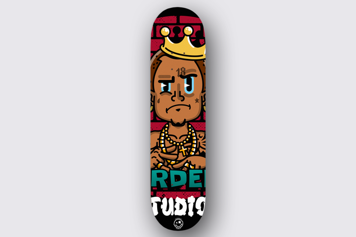 Nerdee's Skate Shop "Nerdee's Studios Logo" Skateboard Deck