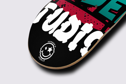 Nerdee's Skate Shop "Nerdee's Studios Logo" Skateboard Deck