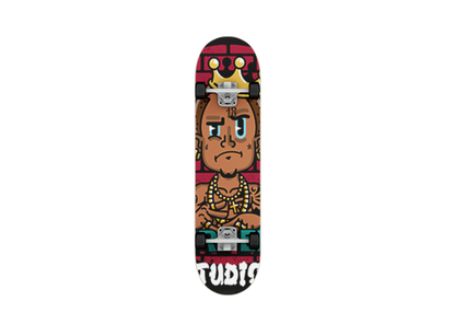 Nerdee's Skate Shop "Nerdee's Studios Logo" Skateboard Deck