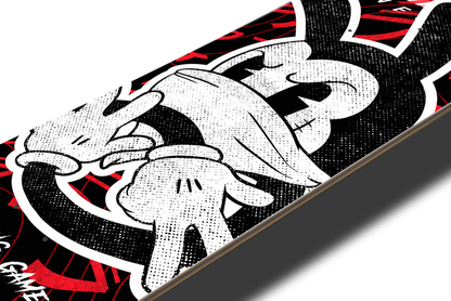 Nerdee's Skate Shop "Silly Wabbit" (Blk Design 01) Skateboard Deck