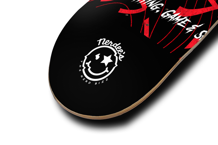 Nerdee's Skate Shop "Silly Wabbit" (Blk Design 01) Skateboard Deck