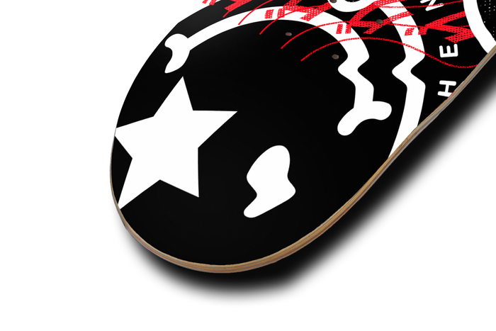 Nerdee's Skate Shop "Silly Wabbit" (Blk Design 01) Skateboard Deck