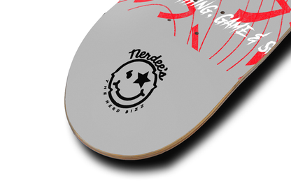 Nerdee's Skate Shop "Silly Wabbit" (GRY Design 01) Skateboard Deck
