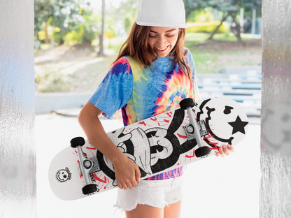 Nerdee's Skate Shop "Silly Wabbit" (WHT Design 01) Skateboard Deck