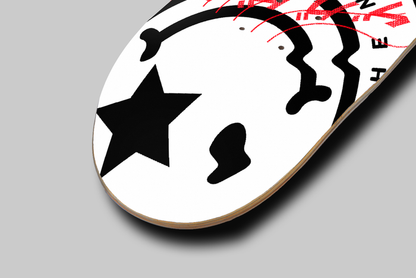 Nerdee's Skate Shop "Silly Wabbit" (WHT Design 01) Skateboard Deck