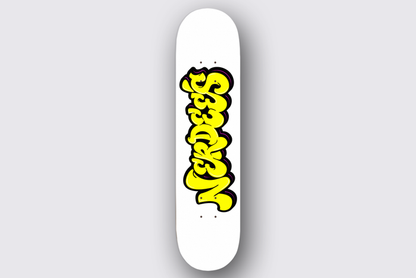 Nerdee's Skate Shop "Yellow Graffiti Logo"
