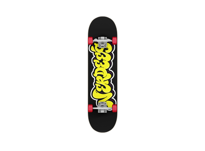 Nerdee's Skate Shop "Yellow Graffiti Logo"