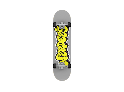 Nerdee's Skate Shop "Yellow Graffiti Logo"