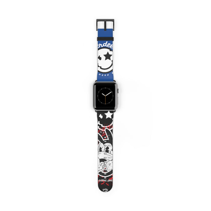 Nerdee's "Wabbit" Watch Band - (Design 01) Blue