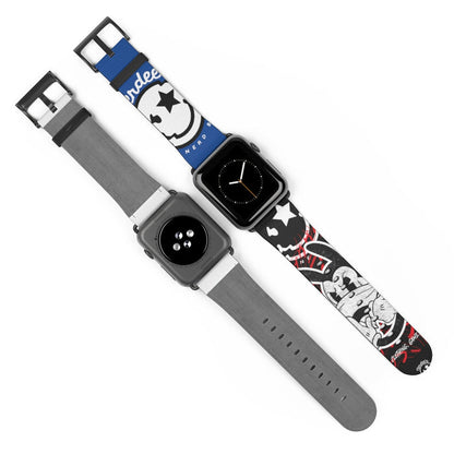 Nerdee's "Wabbit" Watch Band - (Design 01) Blue