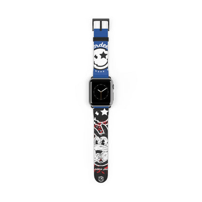 Nerdee's "Wabbit" Watch Band - (Design 01) Blue