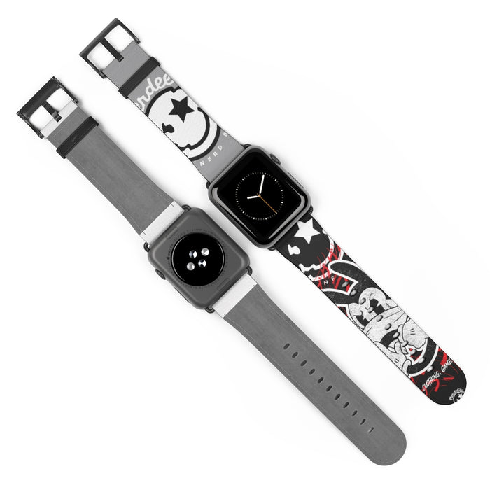 Nerdee's "Wabbit" Watch Band - (Design 01) Dark Gray
