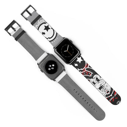 Nerdee's "Wabbit" Watch Band - (Design 01) Dark Gray