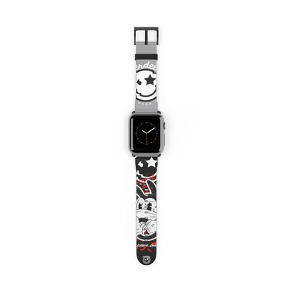 Nerdee's "Wabbit" Watch Band - (Design 01) Dark Gray
