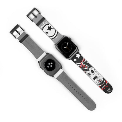 Nerdee's "Wabbit" Watch Band - (Design 01) Dark Gray