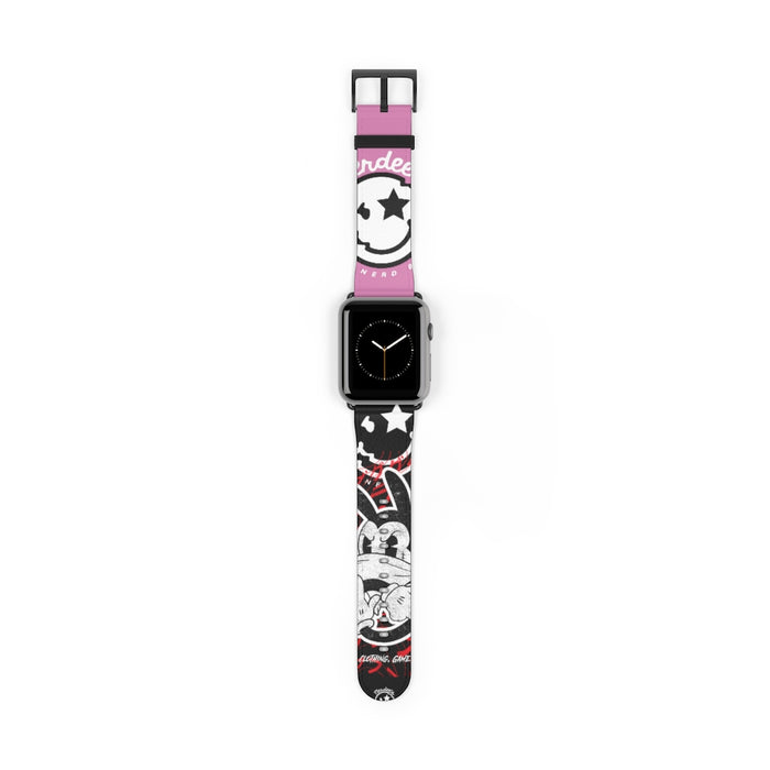Nerdee's "Wabbit" Watch Band - (Design 01) Pink