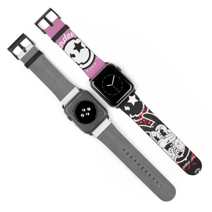Nerdee's "Wabbit" Watch Band - (Design 01) Pink