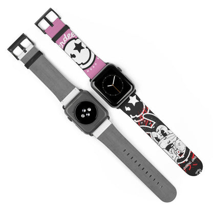 Nerdee's "Wabbit" Watch Band - (Design 01) Pink