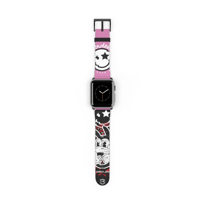 Nerdee's "Wabbit" Watch Band - (Design 01) Pink