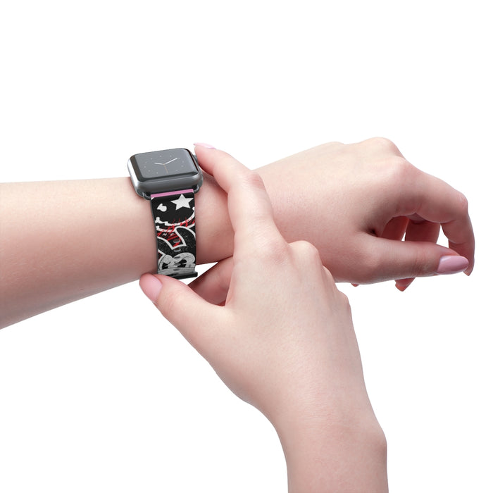 Nerdee's "Wabbit" Watch Band - (Design 01) Pink
