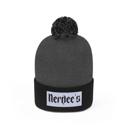 Nerdee's "White Label" (design 01) - Pom Pom Beanie