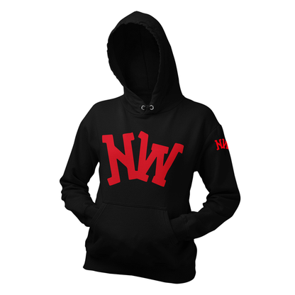Nerdee's World Gaming Logo "NW" (Red) - Unisex Hoodie