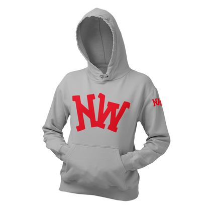 Nerdee's World Gaming Logo "NW" (Red) - Unisex Hoodie