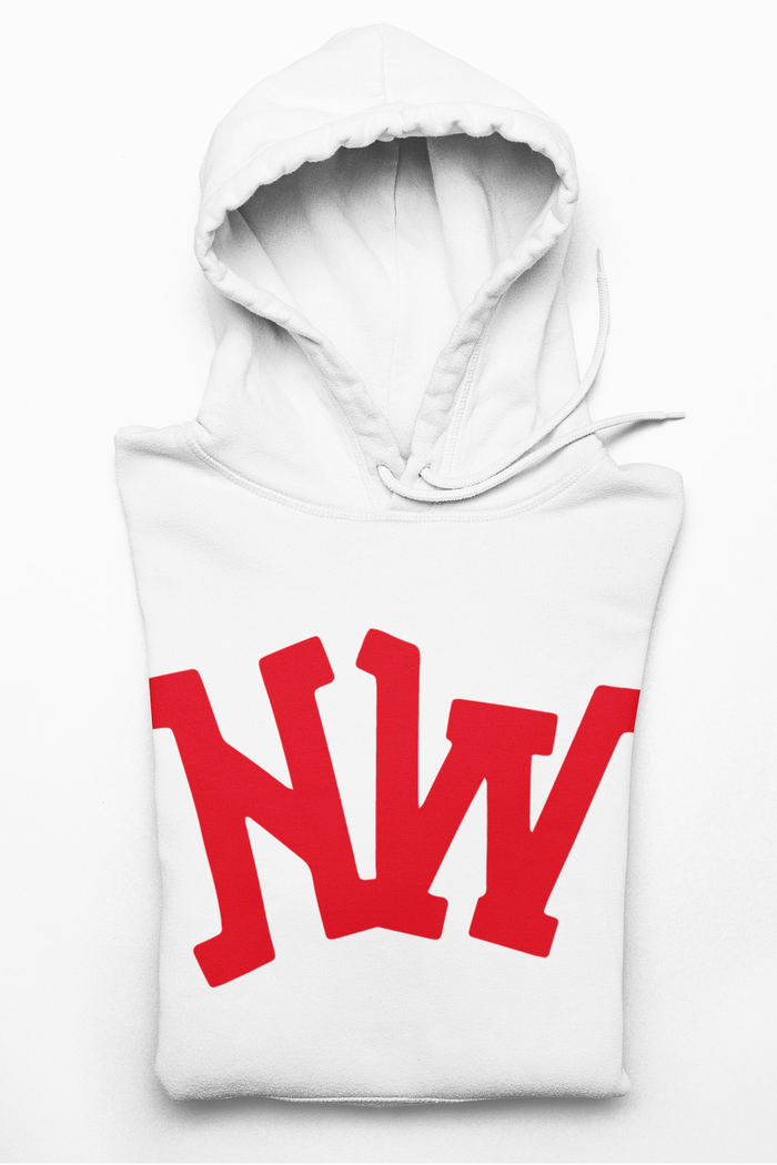 Nerdee's World Gaming Logo "NW" (Red) - Unisex Hoodie