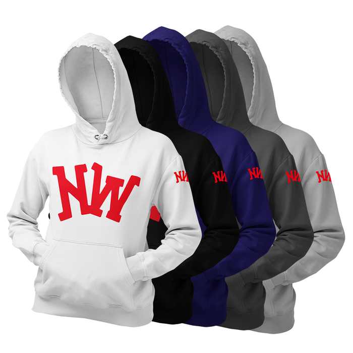 Nerdee's World Gaming Logo "NW" (Red) - Unisex Hoodie