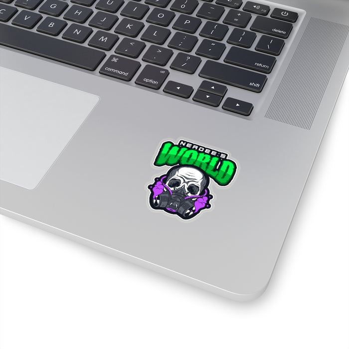 Nerdee's World "Gassed" Decal - Kiss-Cut Stickers