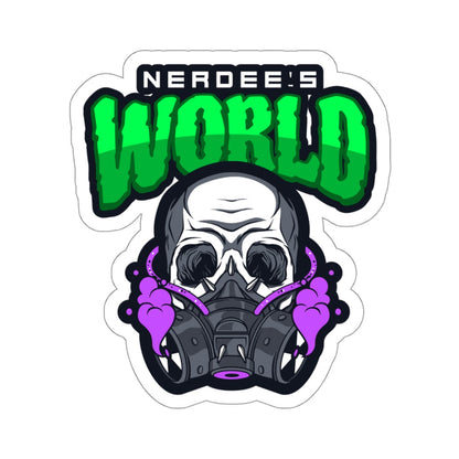 Nerdee's World "Gassed" Decal - Kiss-Cut Stickers
