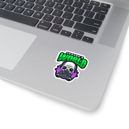 Nerdee's World "Gassed" Decal - Kiss-Cut Stickers