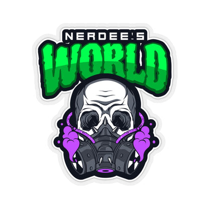 Nerdee's World "Gassed" Decal - Kiss-Cut Stickers