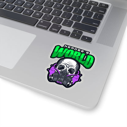 Nerdee's World "Gassed" Decal - Kiss-Cut Stickers