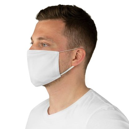 Nerdees.com Digital Colors Fabric Face Mask - White