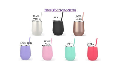 Never Too Far to Drink Together Wine Tumbler - love-in-the-city-shop