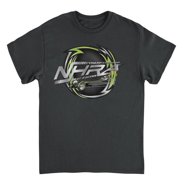 NHRA Championship Drag Racing Thunderbolt Green Black T-Shirt
