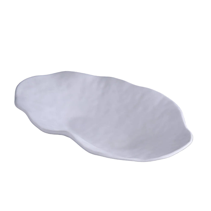 NUBE EXTRA LARGE OVAL BOWL IN MATTE WHITE