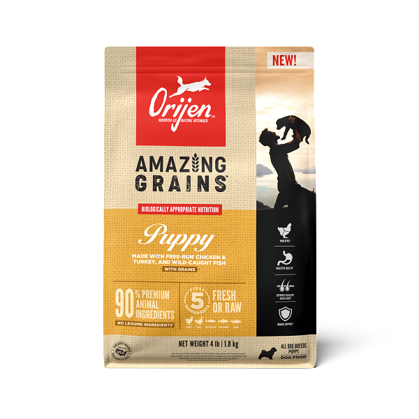 Orijen Amazing Grains Puppy Dry Dog Food