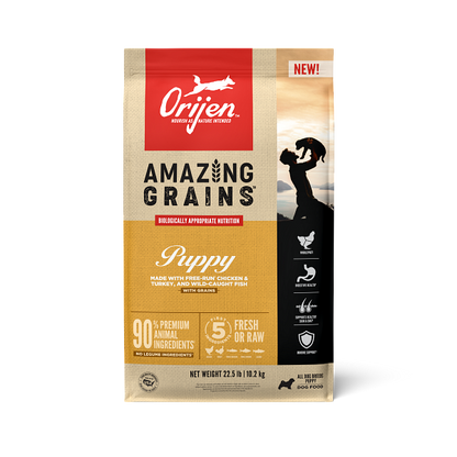Orijen Amazing Grains Puppy Dry Dog Food