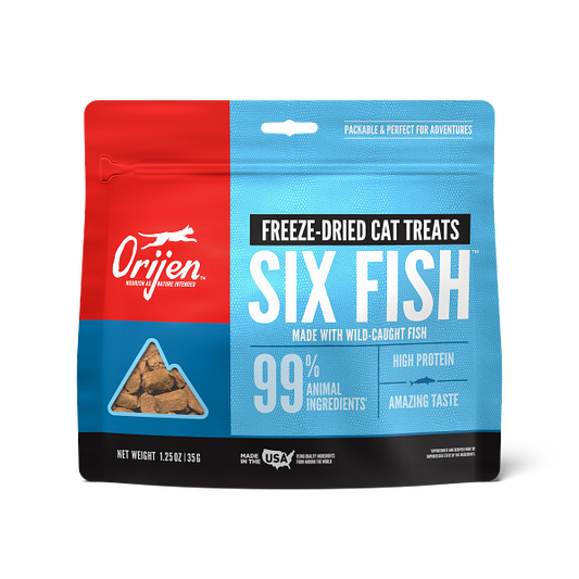 Orijen Freeze-Dried 6 Fish Cat Treat 1.25oz - Paw Naturals