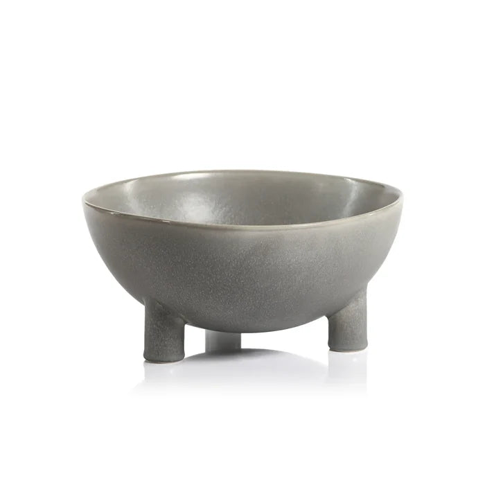 ORME FOOTED  BOWL IN GRAY