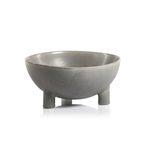 ORME FOOTED  BOWL IN GRAY
