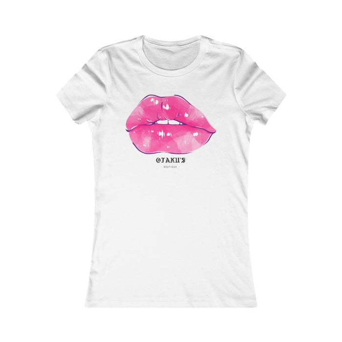 Otaku's Boutique "Hot Pink Lips" Logo - Women's Favorite Tee