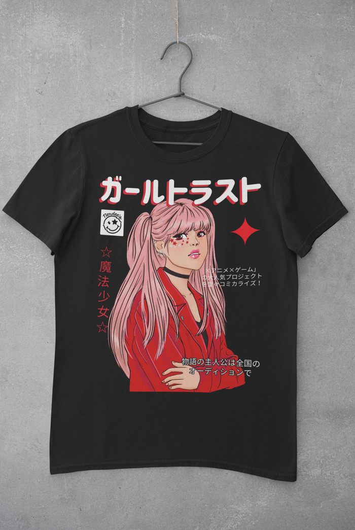 Otaku's Boutique (Nerdee's) "Pop Star" (Design 01) - Men's Lightweight Fashion Tee
