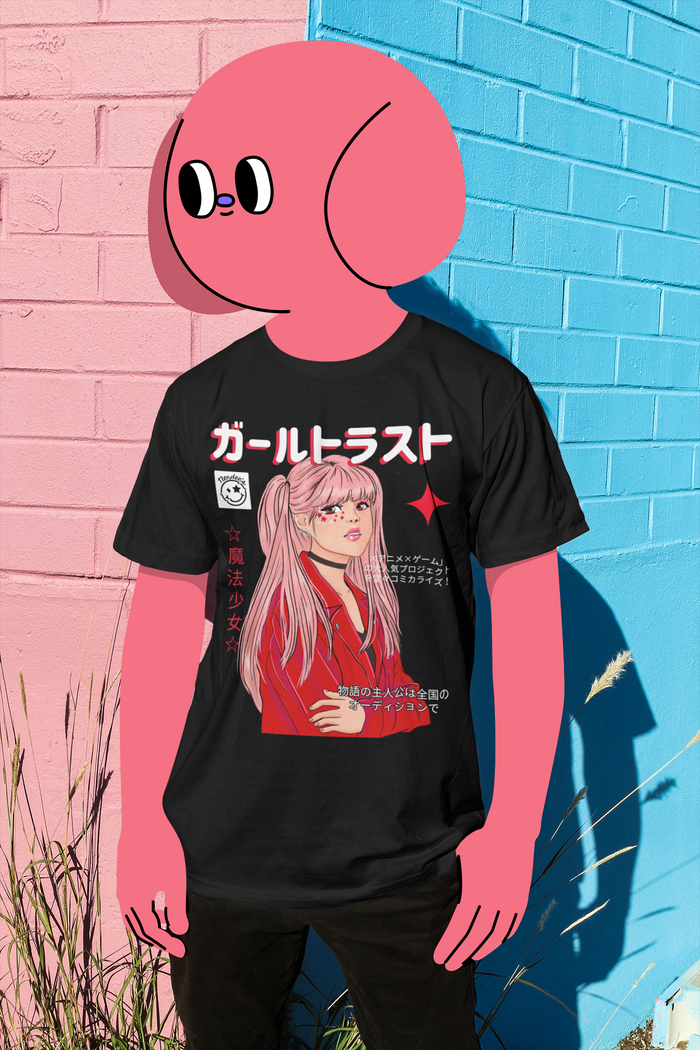 Otaku's Boutique (Nerdee's) "Pop Star" (Design 01) - Unisex Heavy Cotton Tee