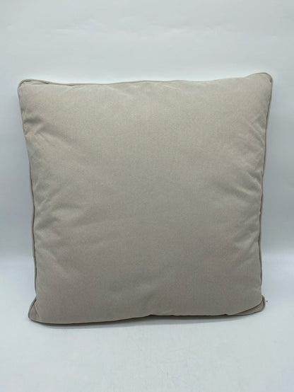 OUTDOOR DECORATIVE PILLOW SUN RESISTANT SEA TURTLE NEUTRALS