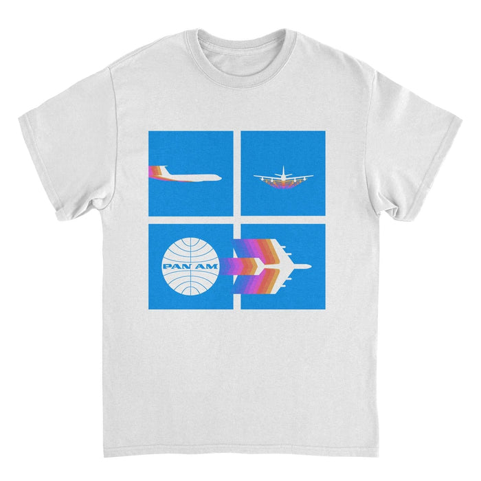 Pan Am Takeoff Silhouette White T-Shirt